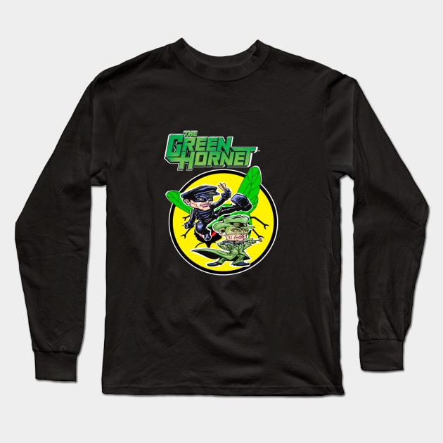 The Green Hornet Long Sleeve T-Shirt by Biomek